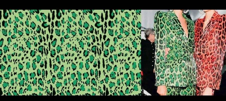 Crep Elastic Animal Print Nr.A58
