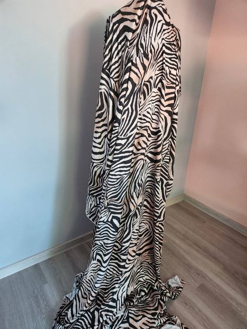 Matase Satinata Animal Print Nr.A61