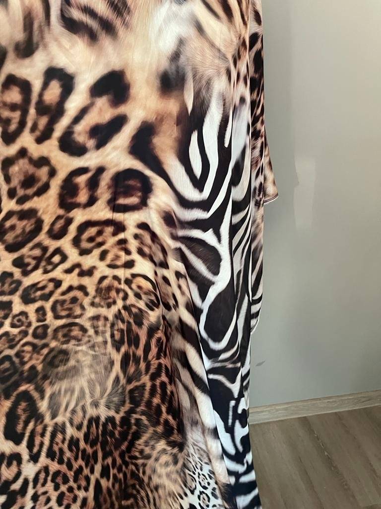 Matase Satinata Animal print Nr.B19