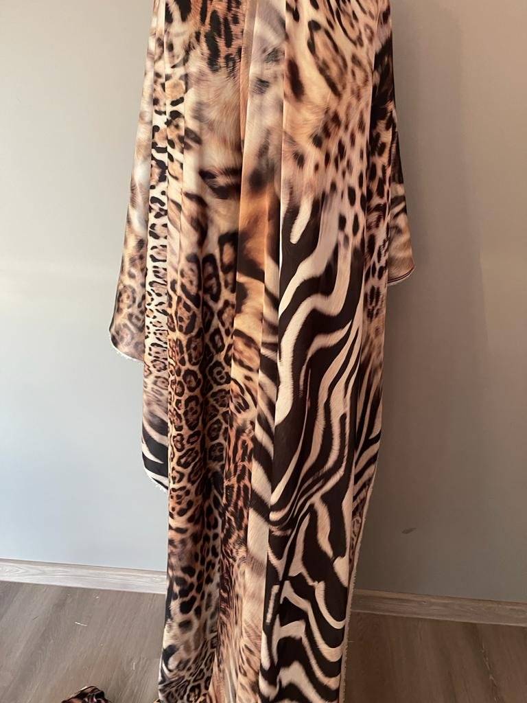 Matase Satinata Animal print Nr.B19