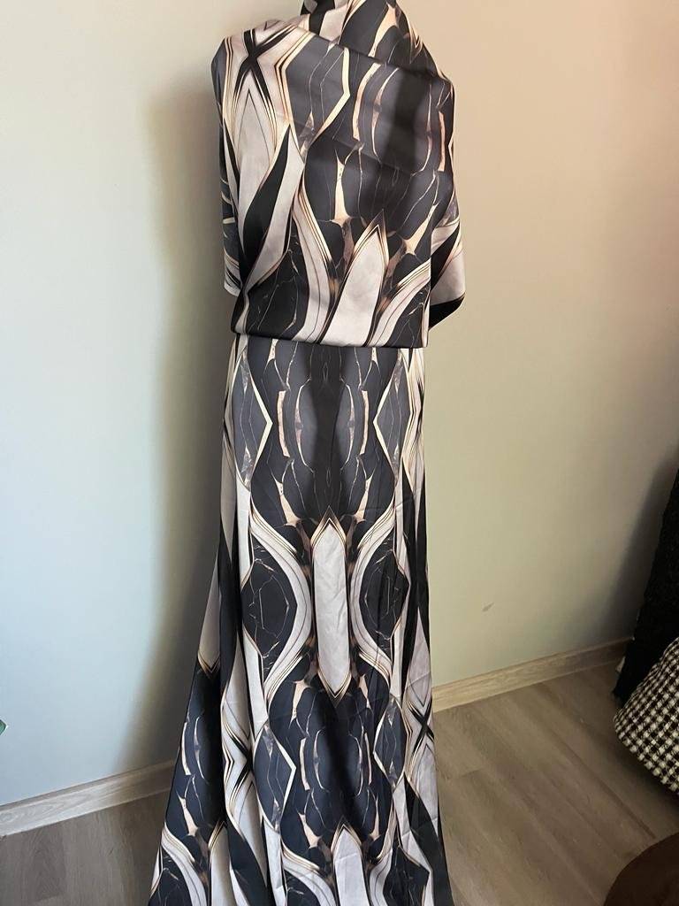 Matase Satinata Digital Print Nr.B27