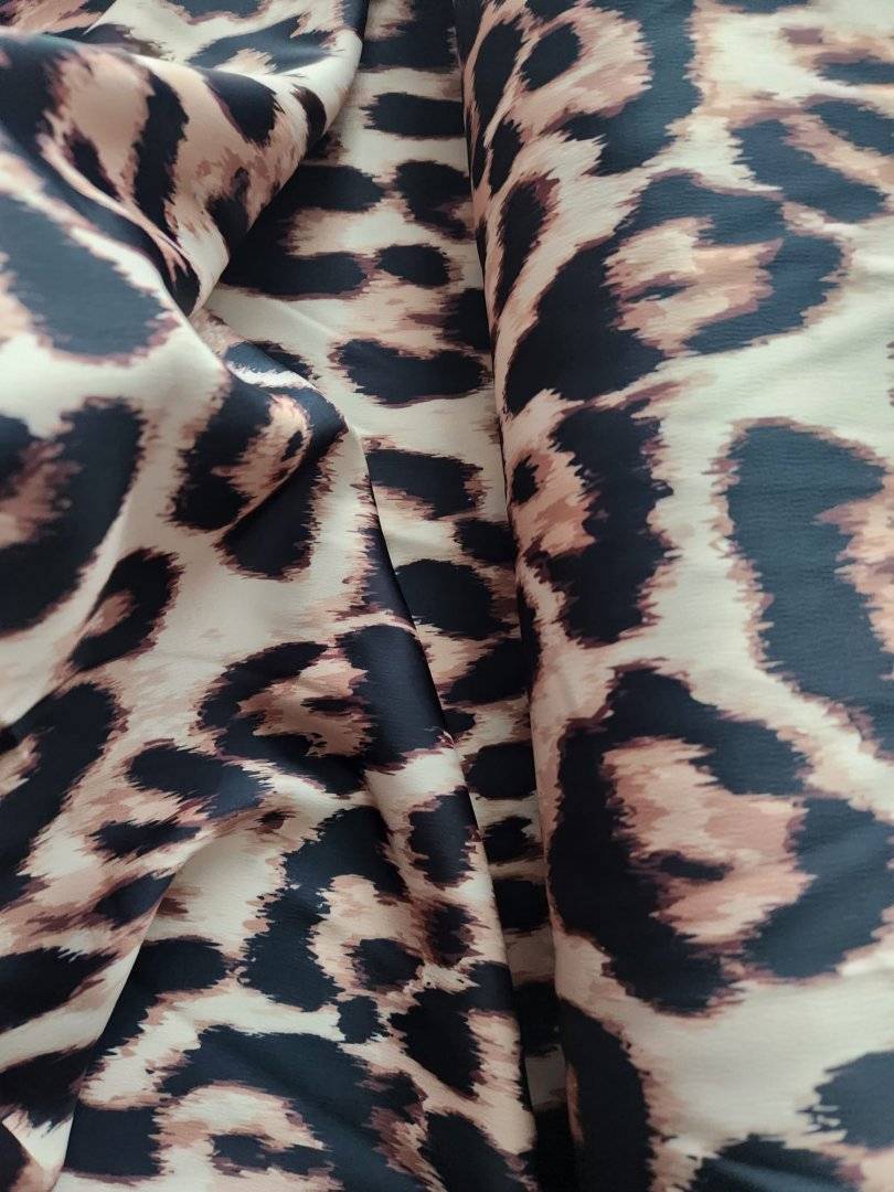 Matase Satinata Animal Print Nr.B31