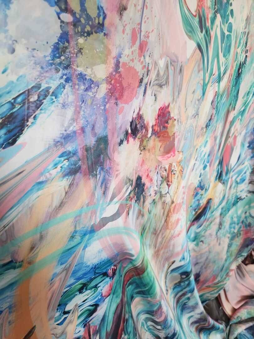 Matase Satinata Digital Print Nr.B7