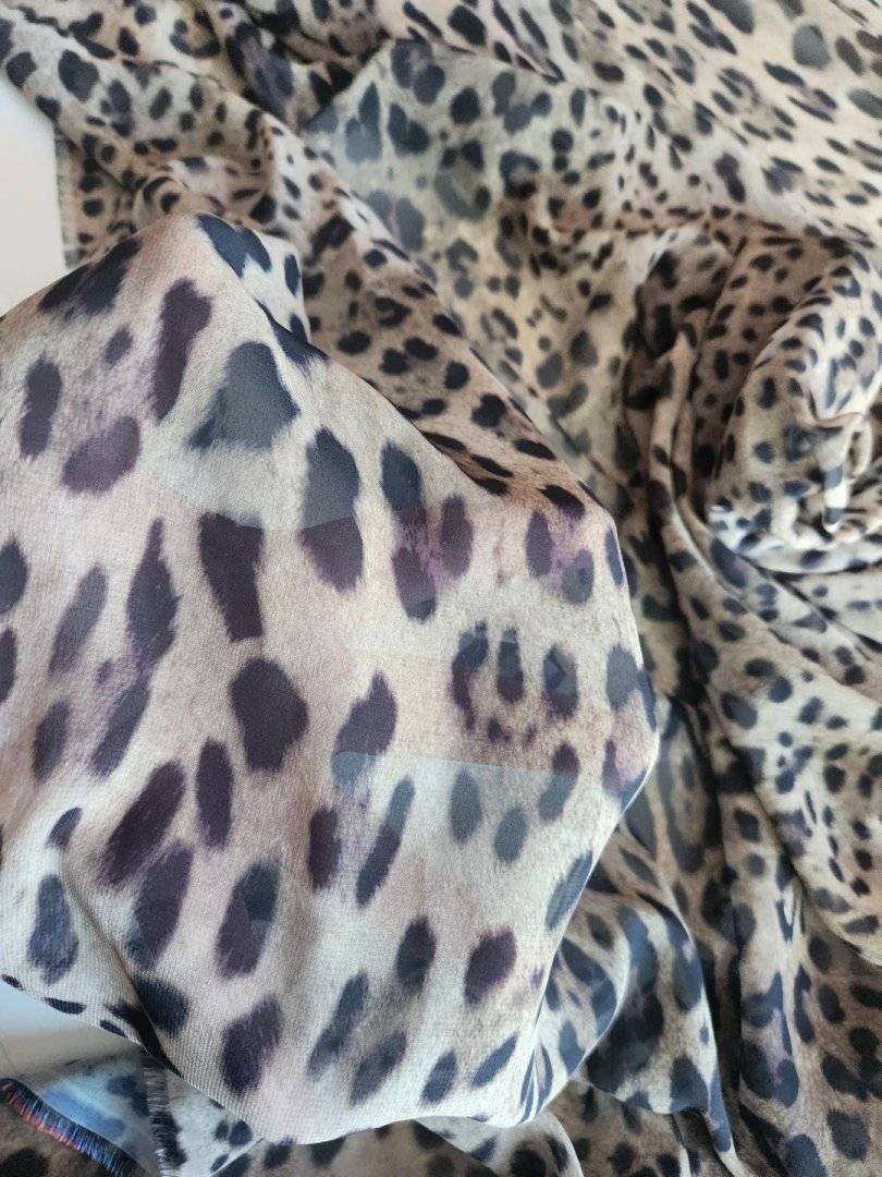 Voal Imprimat Animal Print Nr.A28