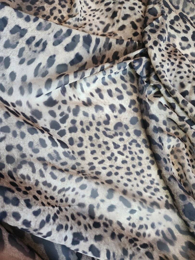 Voal Imprimat Animal Print Nr.A28