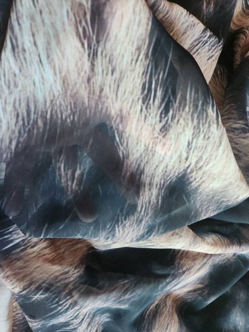 Voal Imprimat Animal Print Nr.A48