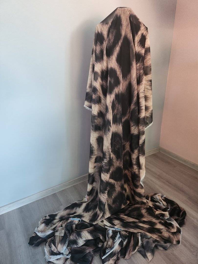 Voal Imprimat Animal Print Nr.A48