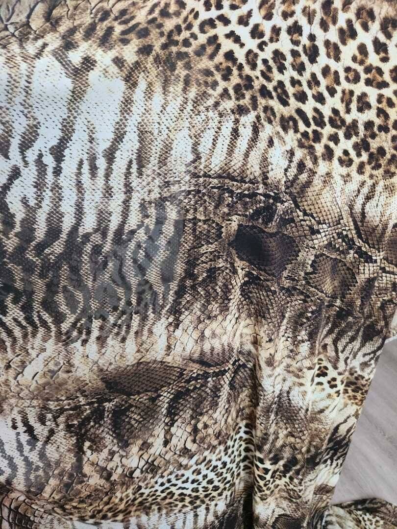 Voal Imprimat Animal Print Nr.A55